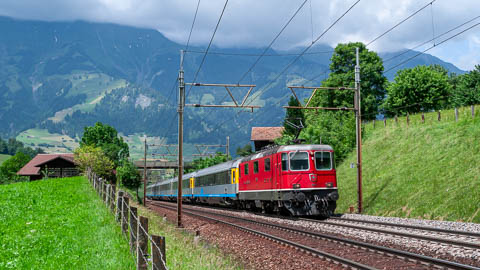Bahn in der Schweiz